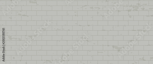 Distressed white paint brick Old Grungy Brick Wall Horizontal Texture Brick Wall