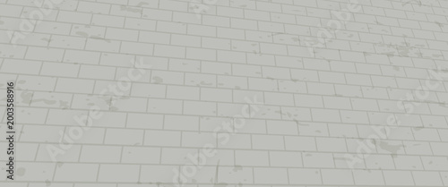 Distressed white paint brick Old Grungy Brick Wall Horizontal Texture Brick Wall