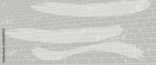 Distressed white paint brick Old Grungy Brick Wall Horizontal Texture Brick Wall