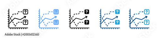 Foto Forecast web icon with multiple style collection