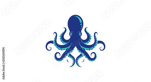 Blue Octopus Tentacles Cephalopod Marine.