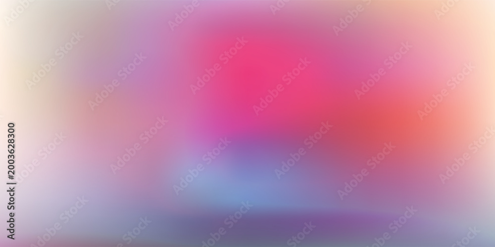 Fototapeta premium Vibrant Abstract Mesh Gradient Background with Soft Pastel Pink, Purple, and Blue Tones