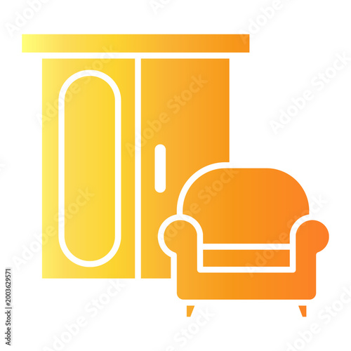 furniture Gradient icon