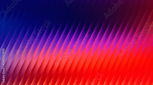 Vászonkép Abstract background with diagonal lines in vibrant red purple and blue colors