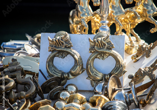 assorted treasures at a flea market in Malta