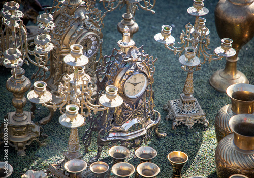 assorted treasures at a flea market in Malta
