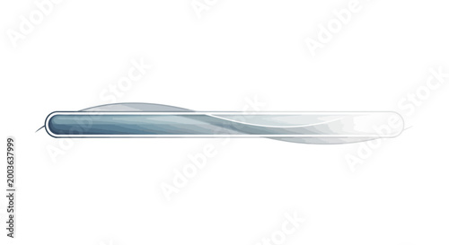 A sleek and modern toothbrush head.
