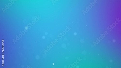 Modern Elegant Floating Bokeh Particles on Soft Blue Purple Gradient