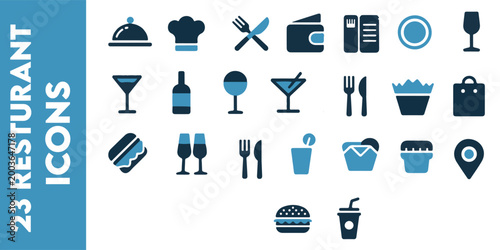 23 Resturant Icons