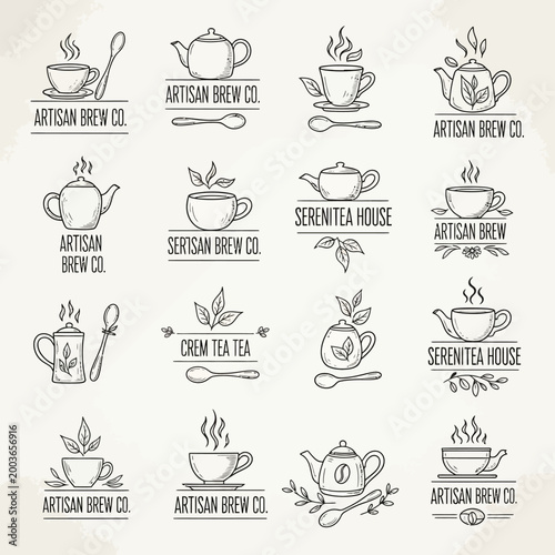 Tea Cups and Teapots Collection.