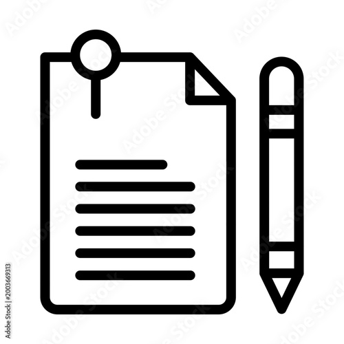 Sticky note Vector Icon