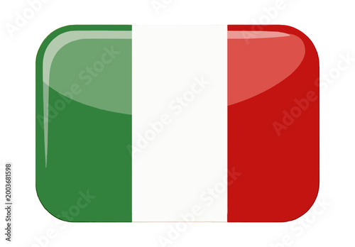 Free Download Green White Red Flag Badge Icon for Digital Interface - GFXLoad