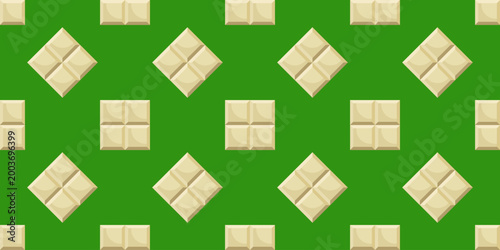White chocolate bar pattern design