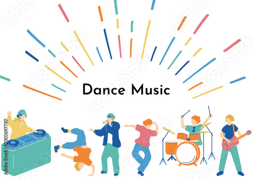 ダンスと音楽のステージ