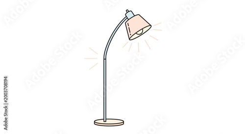 Modern adjustable desk lamp stand.