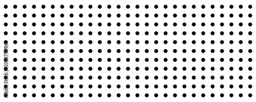 Timeless staggered polka dot pattern with black circles. Dot pattern seamless background. Polka dot pattern template Monochrome dotted texture. Vector eps10. 