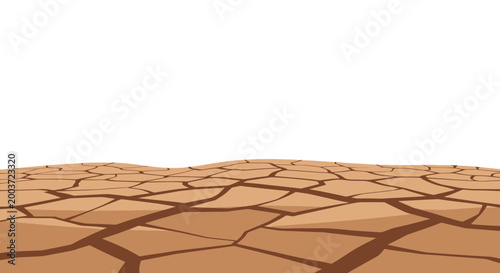 Dry Cracked Earth Ground