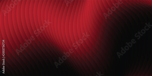 Minimalist Red Gradient Wave Illustration for Modern Website Hero Header Background
