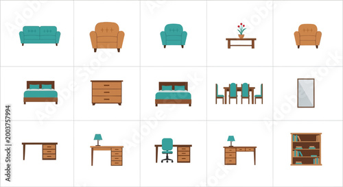 Modern Furniture Icons Collection