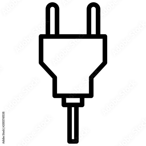 Photos electric plug icon