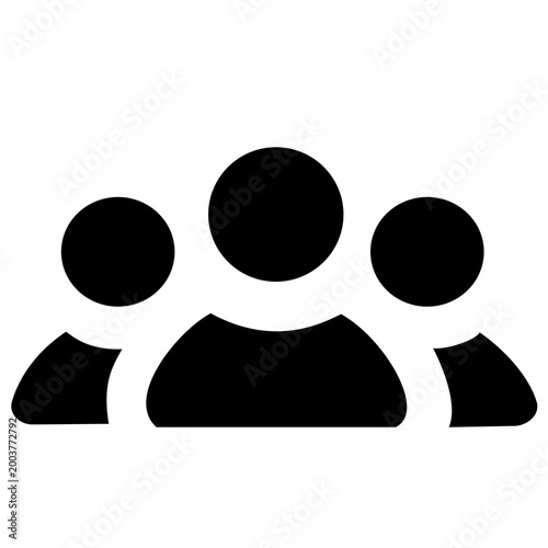 Photography business people icon