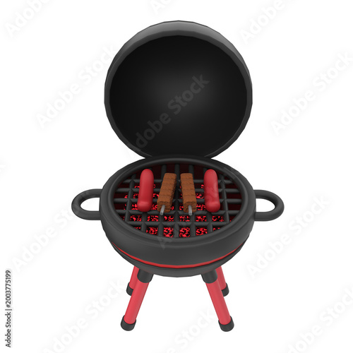 Barbecue 3D Icon
