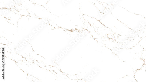 White marble texture with beige gold veins pattern background