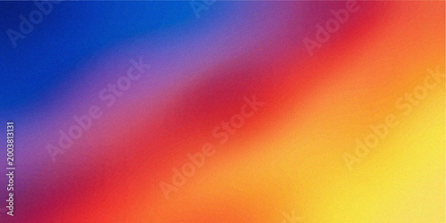 Vibrant grainy texture blending rainbow colors in a smooth gradient