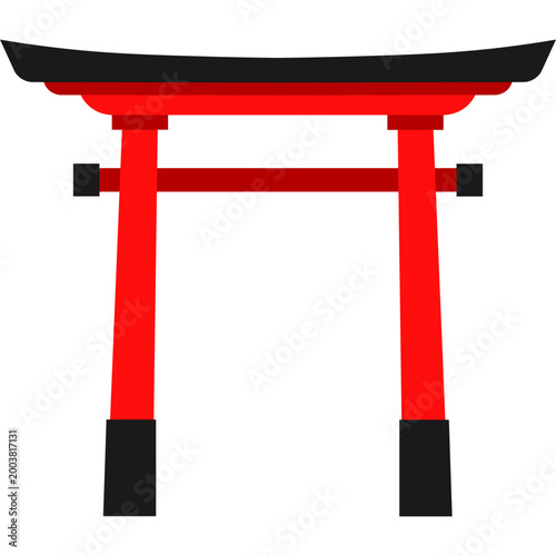 Chinese Gate Illustration