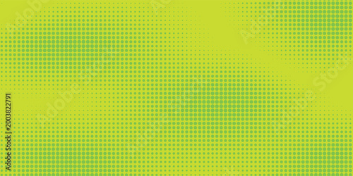 Dots halftone green and blue color pattern gradient grunge texture background yellow. vector illustration eps 10