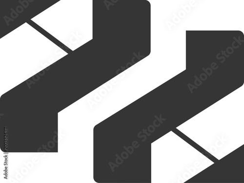 the logo consists monogram of the letter Z Z and Arrows. Abstract, outline and elegant.
