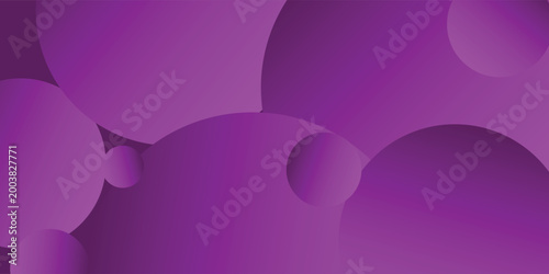 Modern Vibrant Purple Circle Gradient Illustration for Mobile App Interface and UI Design