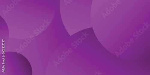 Abstract Purple Gradient Background with Overlapping Geometric Circles for Technology Design