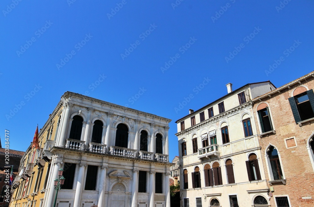 Fototapeta premium Campo Santo Stefano (city square) in Venice, Italy