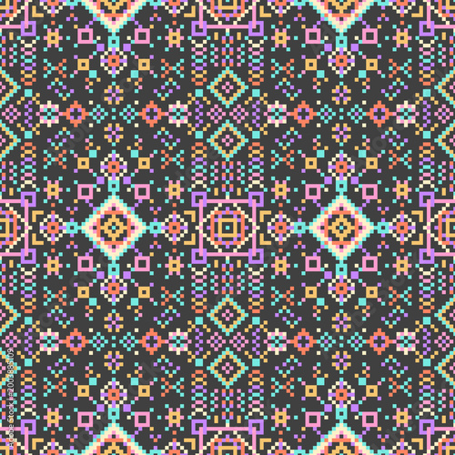 Elegant abstract fabric pattern. Minimalist geometric shapes seamless design for textile printing, fashion apparel, home decor, upholstery, and modern interior wallpaper.