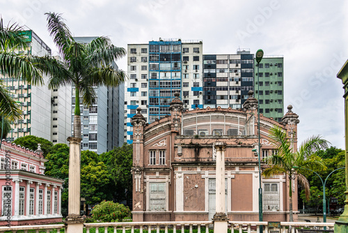 Building of the Waldemar Henrique Experimental Theatre in Belem, Brazil