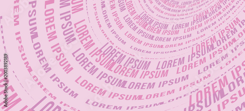 Modern geometric background featuring multi-color text elements and creative typography design