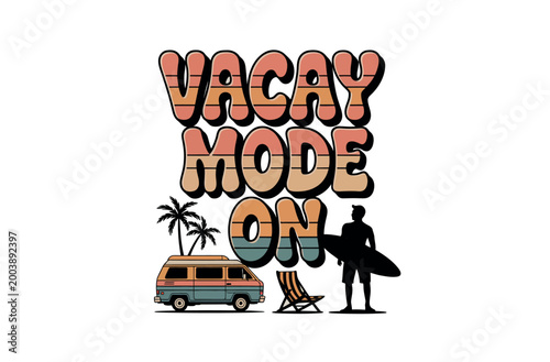 Tropical Vacay Mode Surf Beach Style
