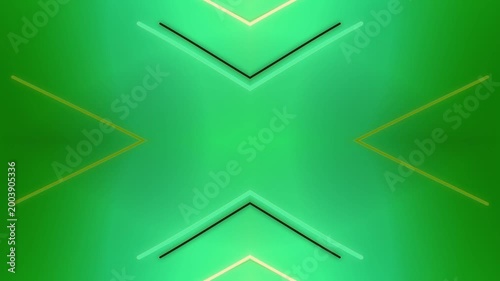 Green gradient background with intersecting neon lines