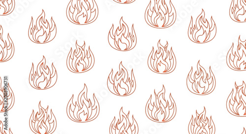 Photos Flames Pattern Design Elements Fire.