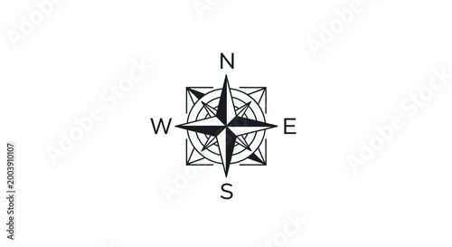 Photos Compass Navigation Direction Indicator Symbol.