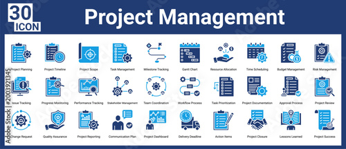 Project Management icon pack and collection