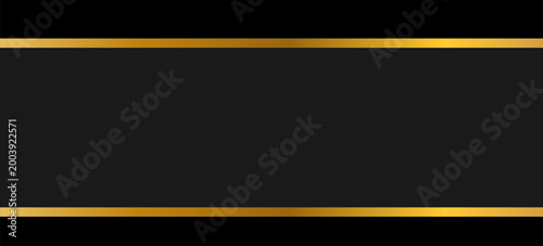 black background, two gold stripes, background, banner,