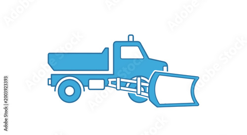 фотографія Snow Plow Truck Vehicle.