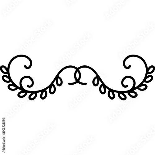 Line Flower Divider