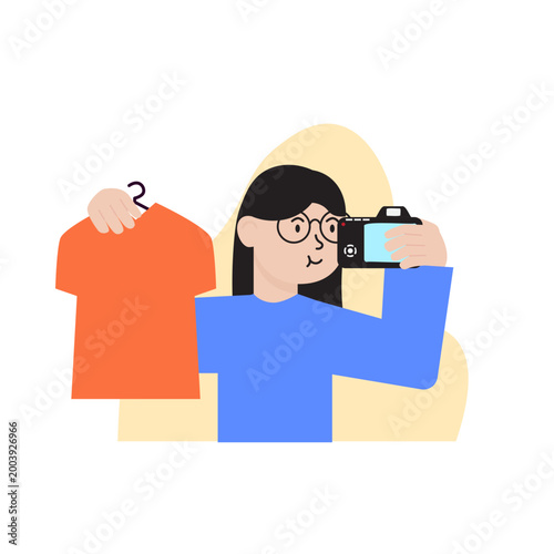 Social Media Content Performance Illustration