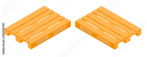 Isometric pallet SVG