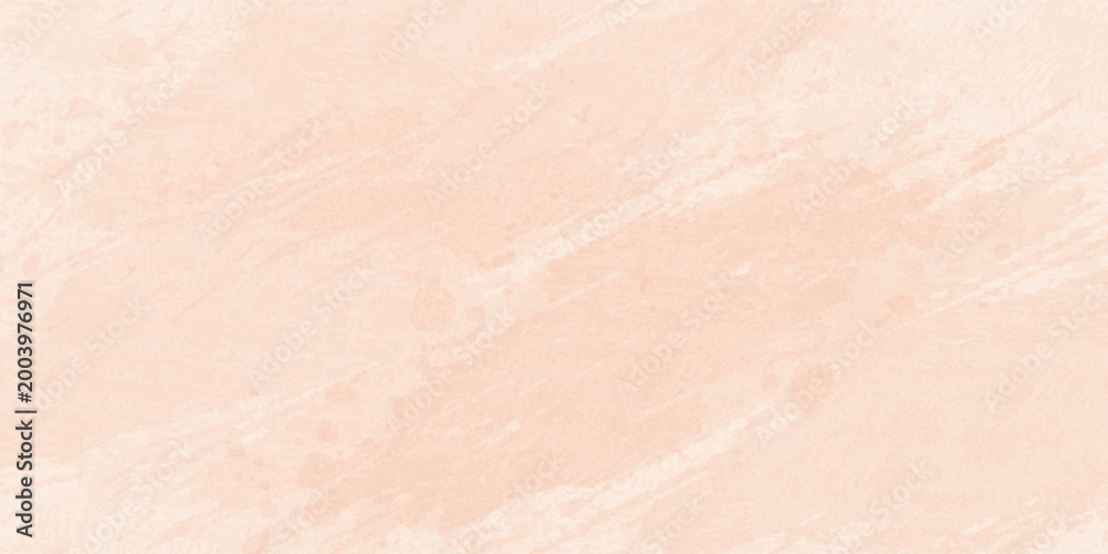 Fototapeta premium Peach watercolor background with a soft texture. The peach color creates a calming artistic effect. Desktop wallpaper. Creative watercolor texture. Orange background with space for text.
