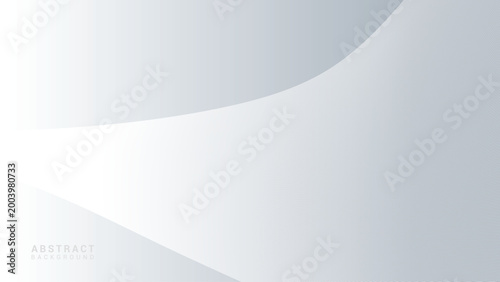 Abstract Silver Gradient Background Futuristic Curved Lines Minimal Modern Technology Wallpaper Elegant Design