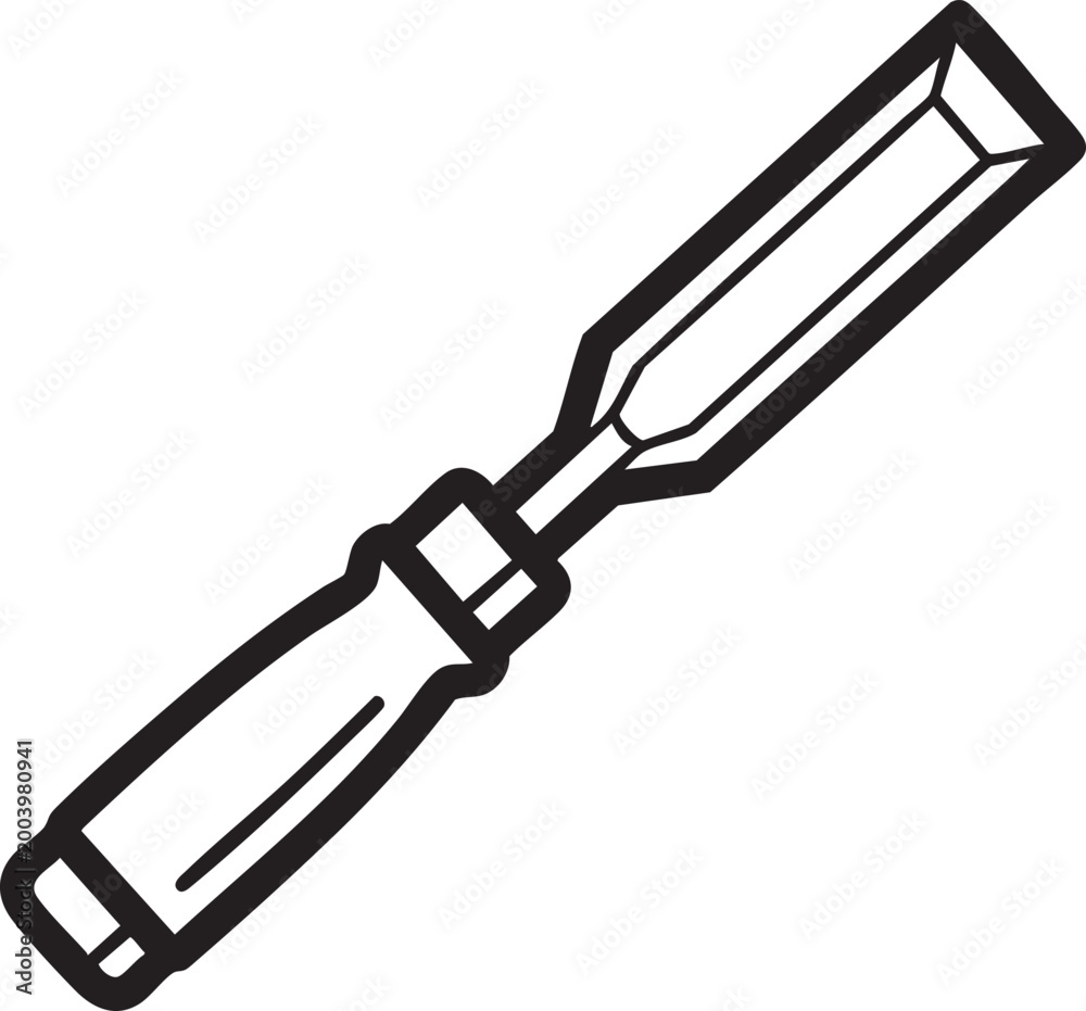 Obraz premium Flathead screwdriver icon